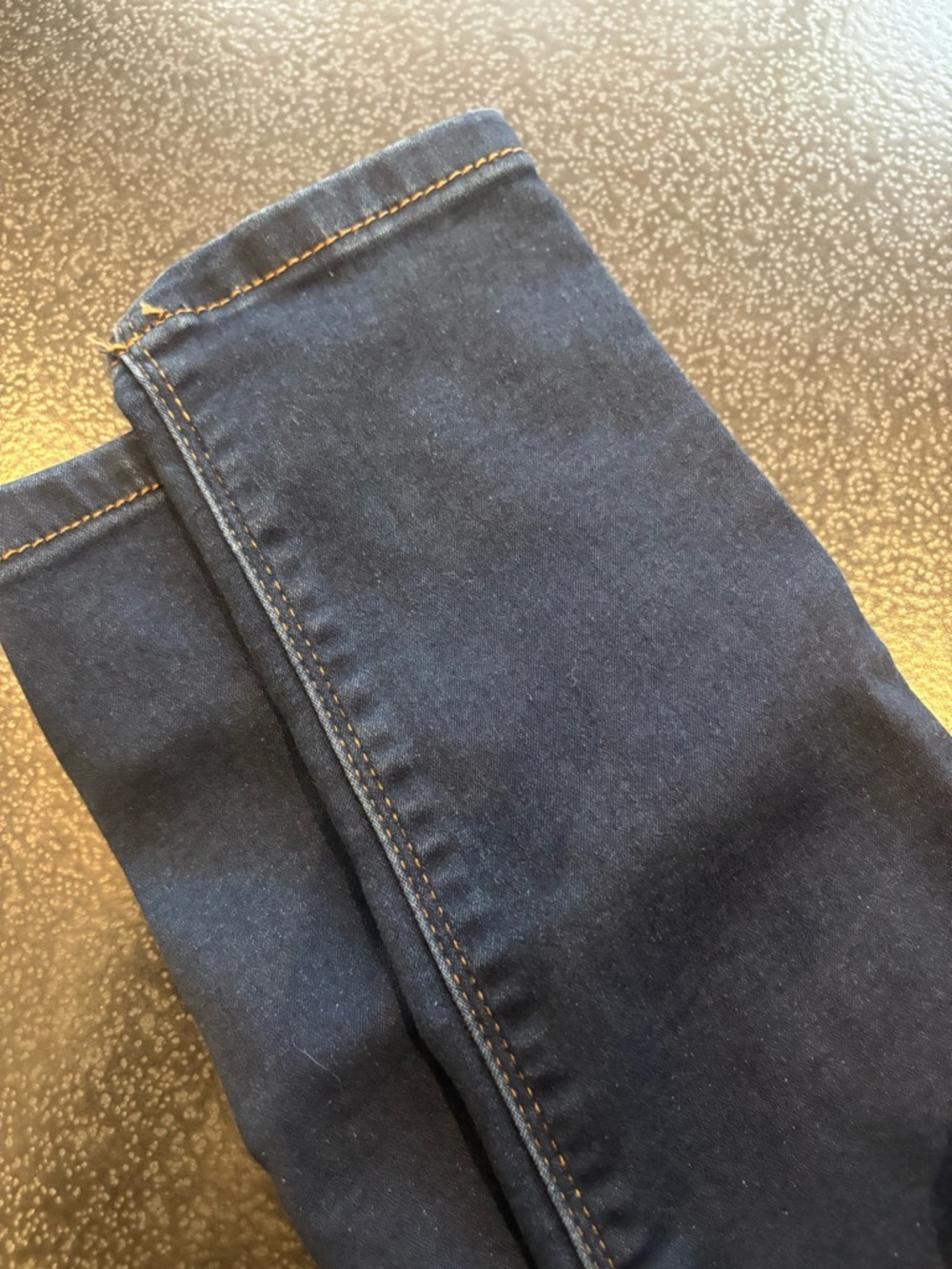 Size 8 - EU 40 Bershka Women's Navy Skinny Jeans - Picture 2 of 7